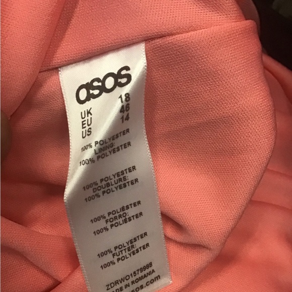 ASOS 14 plus size pink chiffon skirt - Picture 4 of 8